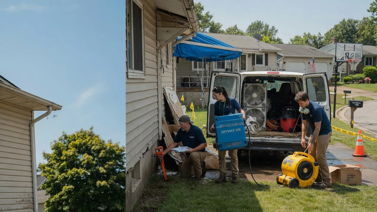 Ceiling Leak Cleanup in Necedah, WI near me